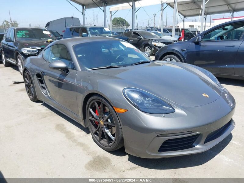 2019 PORSCHE 718 CAYMAN Gray  Gasoline WP0AA2A8XKS260625 photo #1