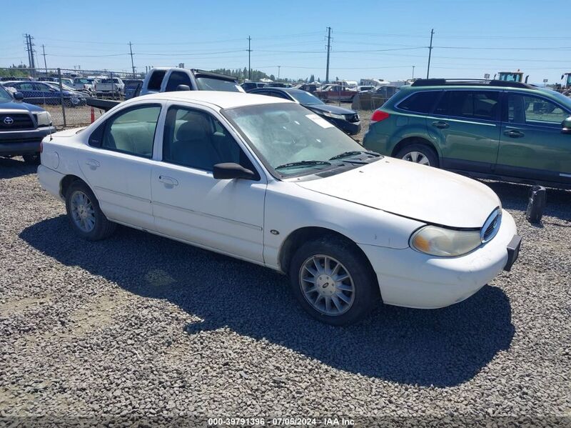 2000 FORD CONTOUR SE SPORT White  Gasoline 3FAFP66L8YM109704 photo #1