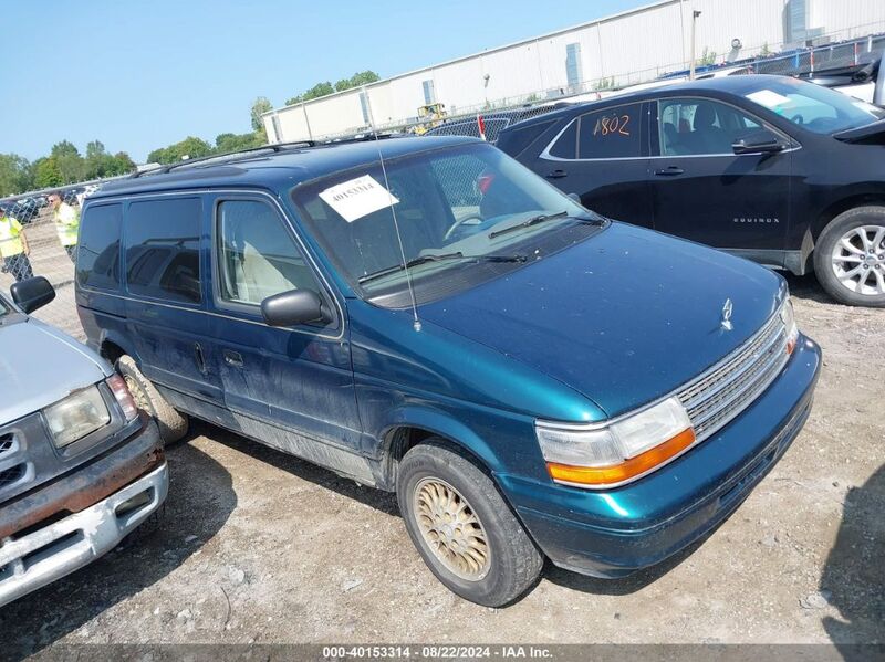 1994 PLYMOUTH VOYAGER SE Green  Gasoline 2P4GH453XRR765412 photo #1