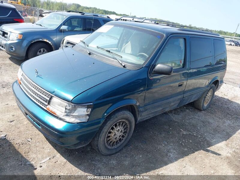 1994 PLYMOUTH VOYAGER SE Green  Gasoline 2P4GH453XRR765412 photo #3