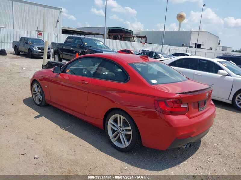 2017 BMW 230I Red  Gasoline WBA2F9C31HV635922 photo #4