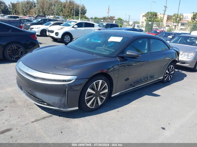 2023 LUCID AIR PURE Gray  Electric 50EA1PFA4PA007415 photo #3