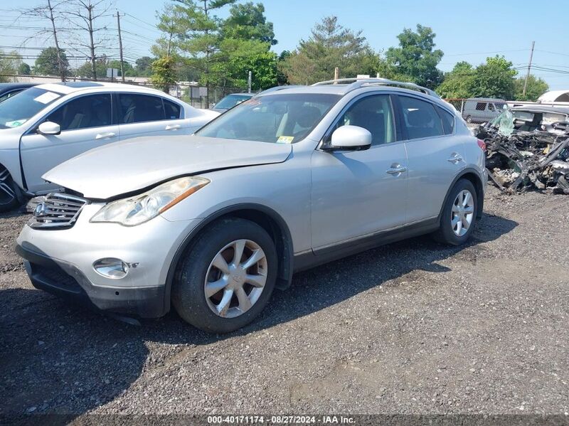 2009 INFINITI EX35 JOURNEY Silver  Gasoline JNKAJ09F69M951123 photo #3