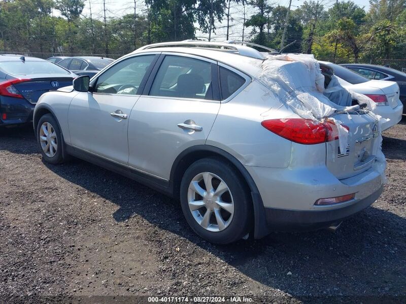 2009 INFINITI EX35 JOURNEY Silver  Gasoline JNKAJ09F69M951123 photo #4