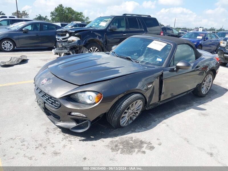 2017 FIAT 124 SPIDER CLASSICA Gray  Gasoline JC1NFAEK9H0106590 photo #3