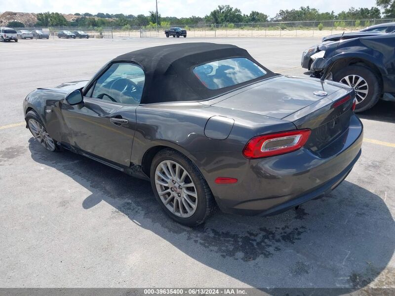 2017 FIAT 124 SPIDER CLASSICA Gray  Gasoline JC1NFAEK9H0106590 photo #4