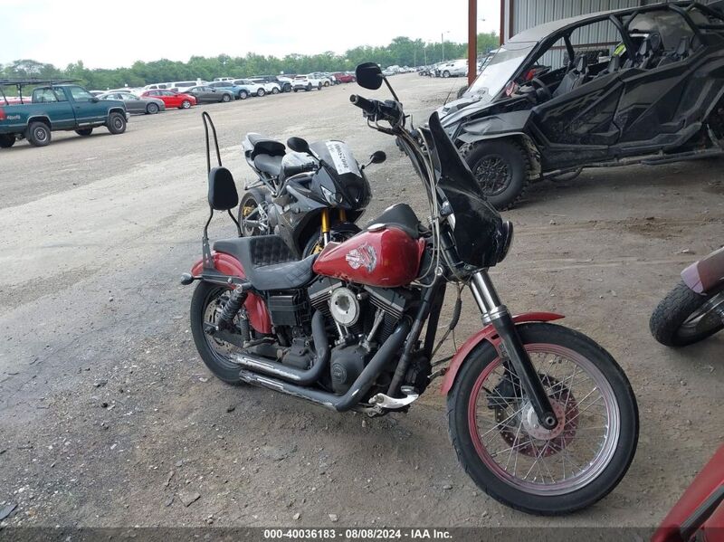 2016 HARLEY-DAVIDSON FXDB DYNA STREET BOB Red  Gasoline 1HD1GXM15GC321566 photo #1