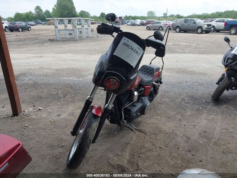 2016 HARLEY-DAVIDSON FXDB DYNA STREET BOB Red  Gasoline 1HD1GXM15GC321566 photo #3