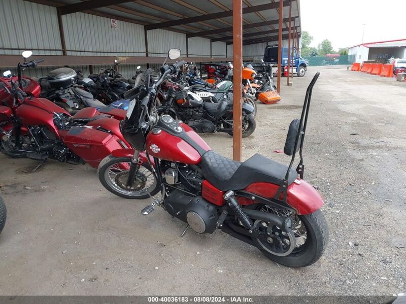 2016 HARLEY-DAVIDSON FXDB DYNA STREET BOB Red  Gasoline 1HD1GXM15GC321566 photo #4