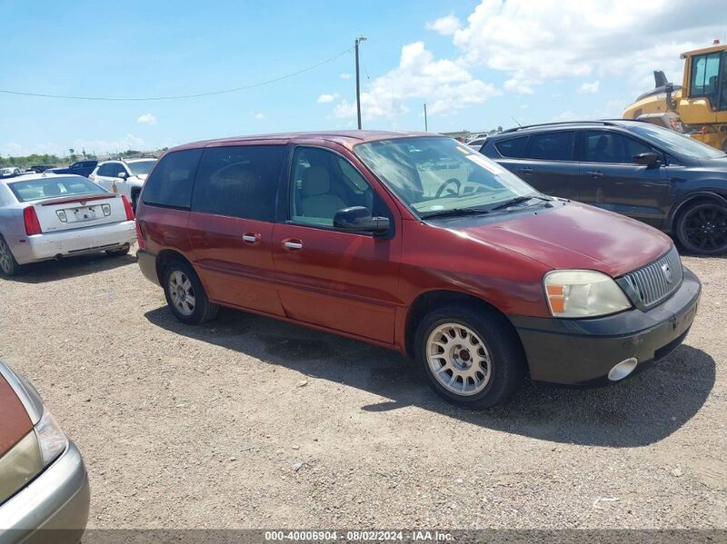 2004 MERCURY MONTEREY Red  Gasoline 2MRZA20294BJ11360 photo #1