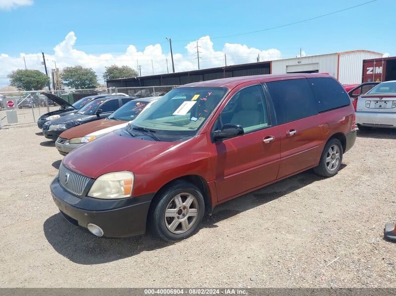 2004 MERCURY MONTEREY Red  Gasoline 2MRZA20294BJ11360 photo #3