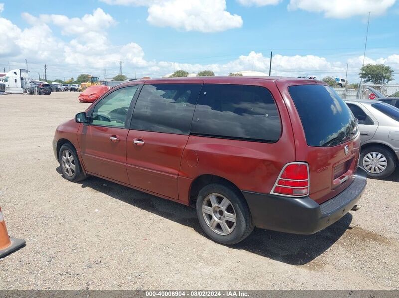 2004 MERCURY MONTEREY Red  Gasoline 2MRZA20294BJ11360 photo #4