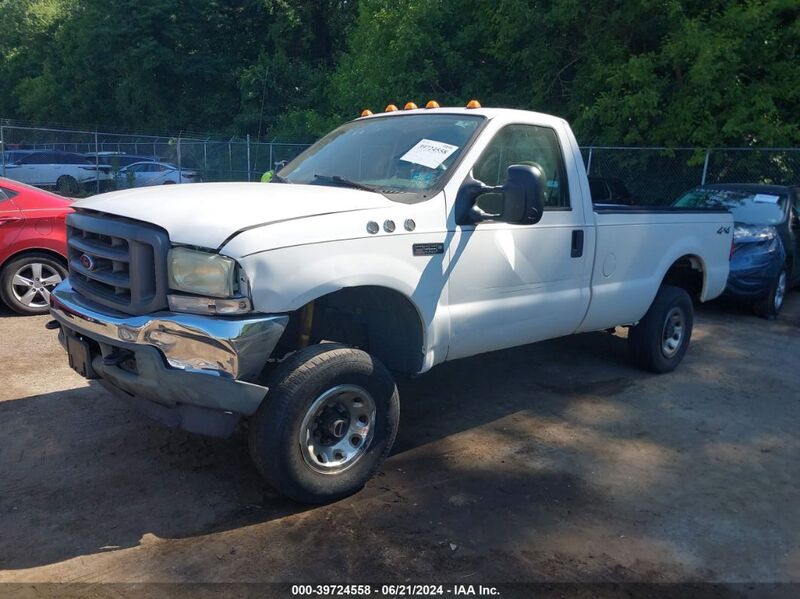 2004 FORD F-250 XL/XLT White  Gasoline 1FTNF21L94EA79735 photo #3