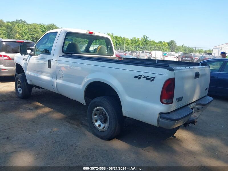 2004 FORD F-250 XL/XLT White  Gasoline 1FTNF21L94EA79735 photo #4