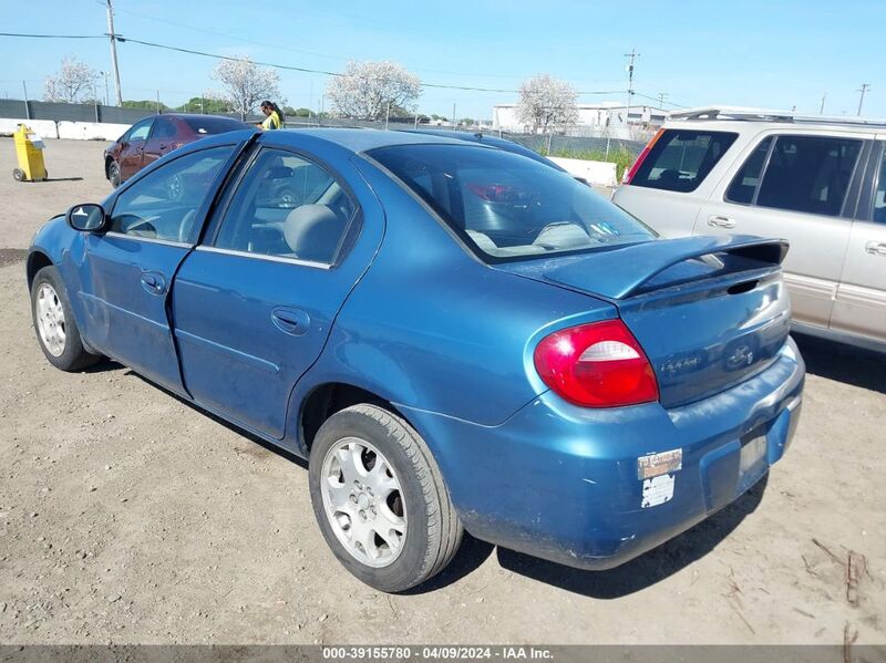 2003 DODGE NEON SXT Blue  Gasoline 1B3ES56C23D209737 photo #4