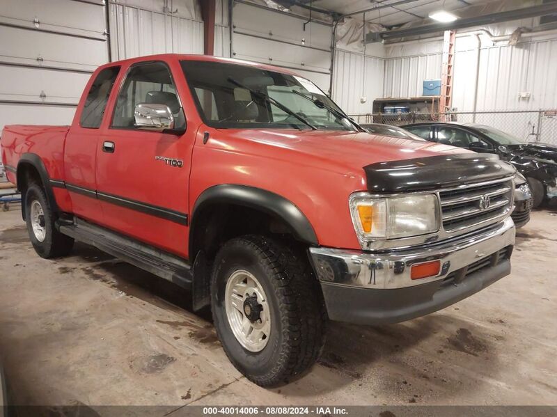 1995 TOYOTA T100 XTRACAB SR5 Red  Gasoline JT4VD22F1S0008991 photo #1