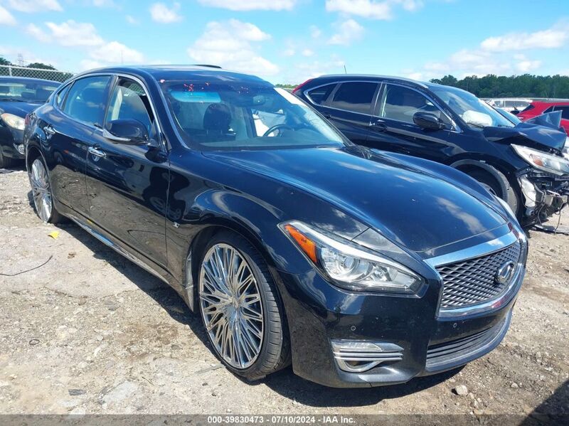 2015 INFINITI Q70L 3.7 Black  Gasoline JN1BY1PP4FM600874 photo #1