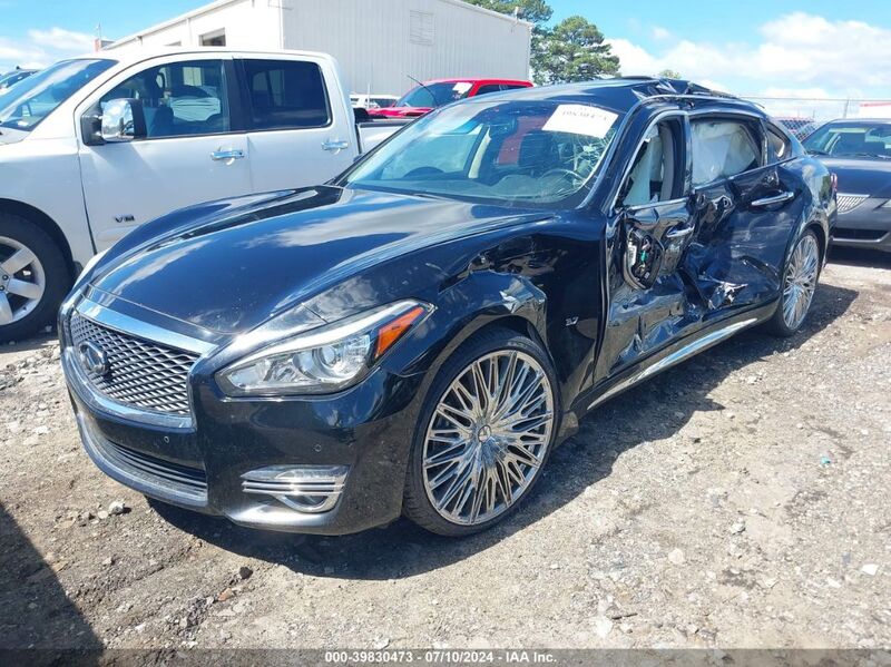 2015 INFINITI Q70L 3.7 Black  Gasoline JN1BY1PP4FM600874 photo #3