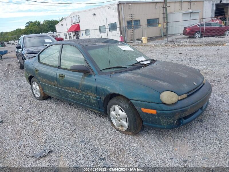 1997 PLYMOUTH NEON HIGHLINE Green  Gasoline 1P3ES47Y7VD251343 photo #1