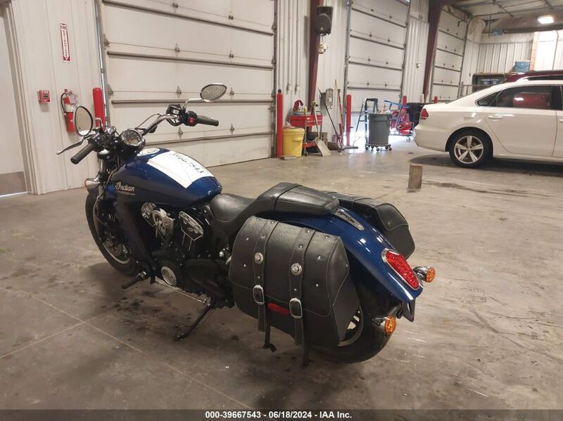 2021 INDIAN MOTORCYCLE CO. SCOUT ABS Blue  Gasoline 56KMSA007M3161154 photo #4