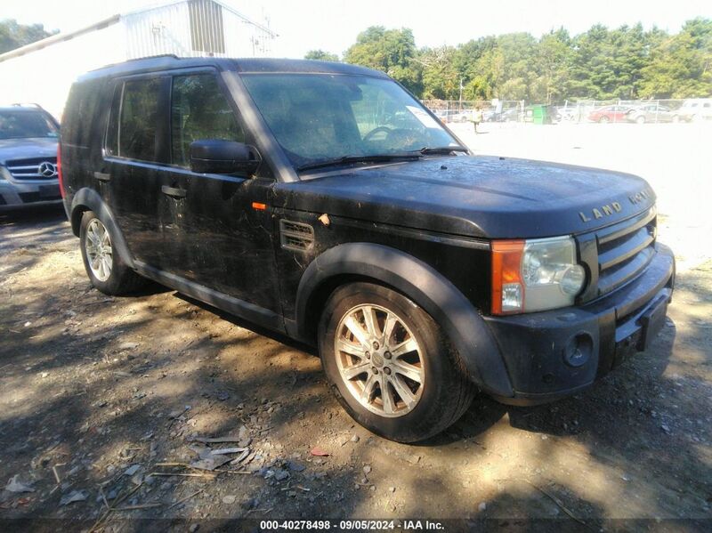 2007 LAND ROVER LR3 V8 SE Black  Gasoline SALAE254X7A427020 photo #1