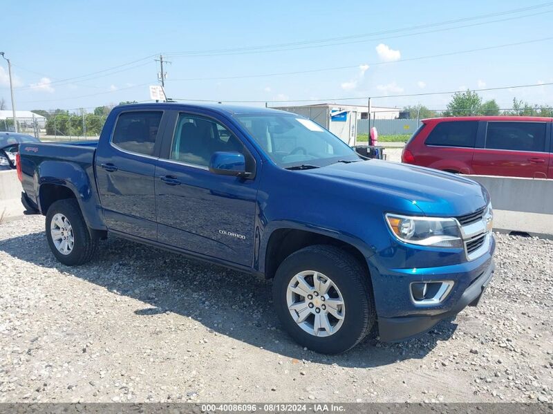 2020 CHEVROLET COLORADO LT Blue  Gasoline 1GCGTCEN5L1156500 photo #1