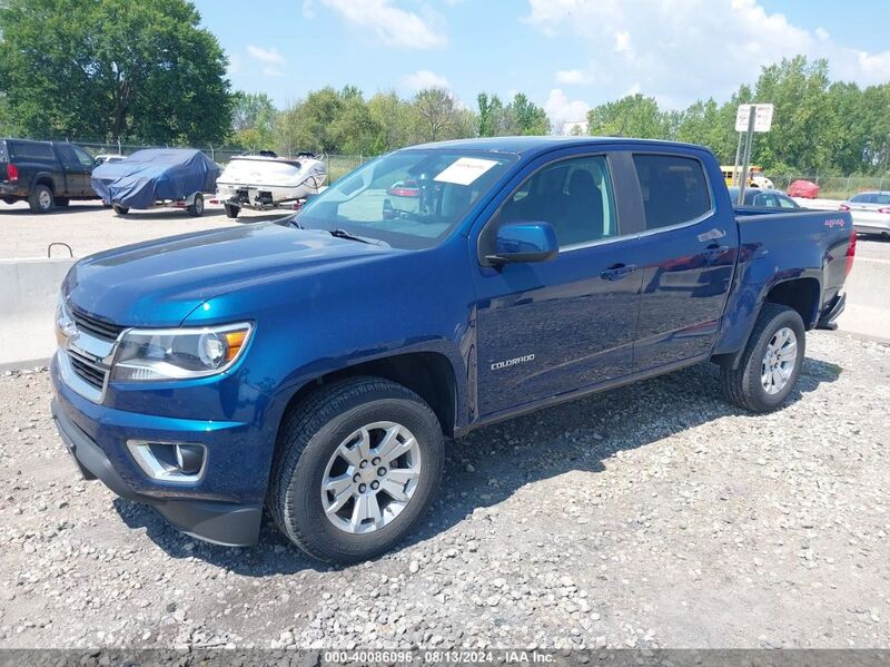 2020 CHEVROLET COLORADO LT Blue  Gasoline 1GCGTCEN5L1156500 photo #3