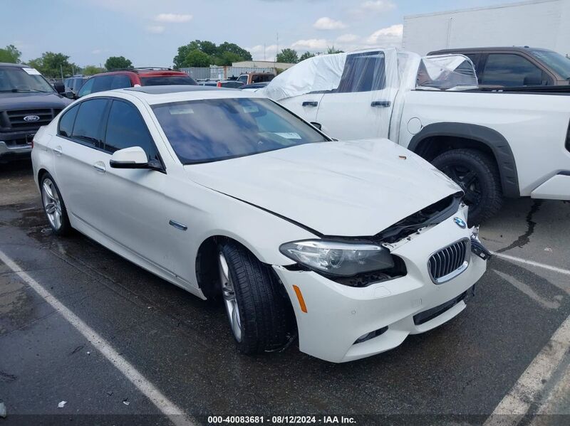 2016 BMW 535D White  Diesel WBAXA5C55GG042372 photo #1