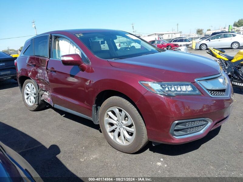 2017 ACURA RDX TECHNOLOGY   ACURAWATCH PLUS PACKAGES/W/TECHNOLOGY PACKAGE Burgundy  Gasoline 5J8TB3H55HL016294 photo #1